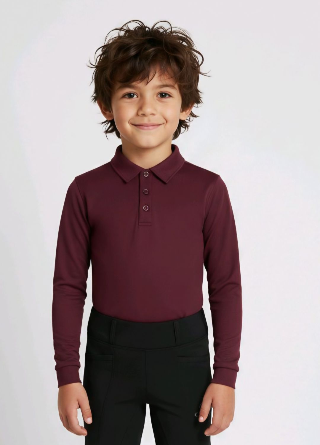 MbF Mesh longsleeve plum