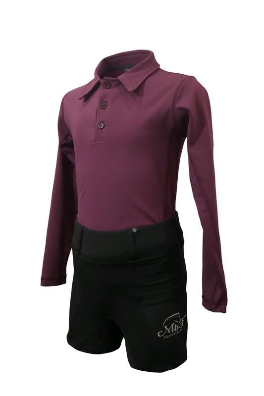 MbF Mesh longsleeve plum