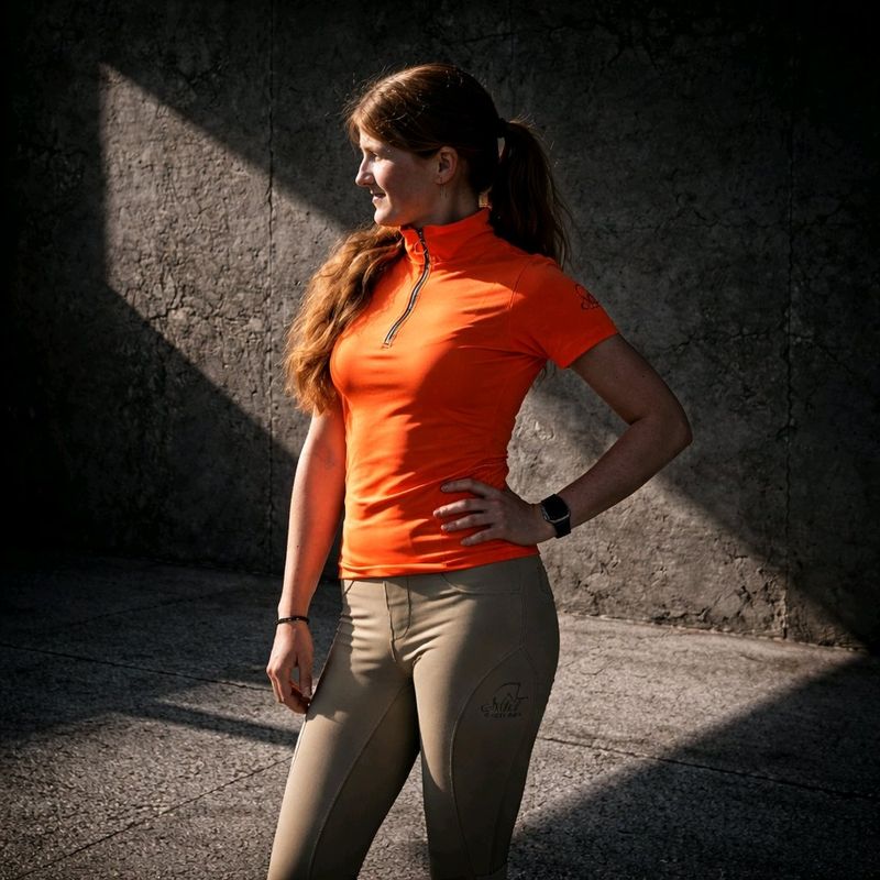 MbF Mesh Air zipper Orange