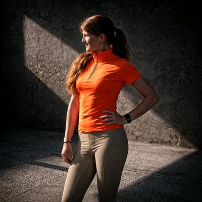MbF Mesh Air zipper Orange