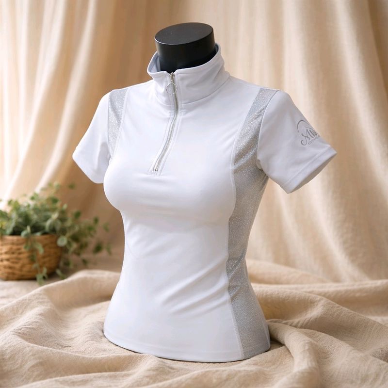 MbF Mesh Sparkle wit