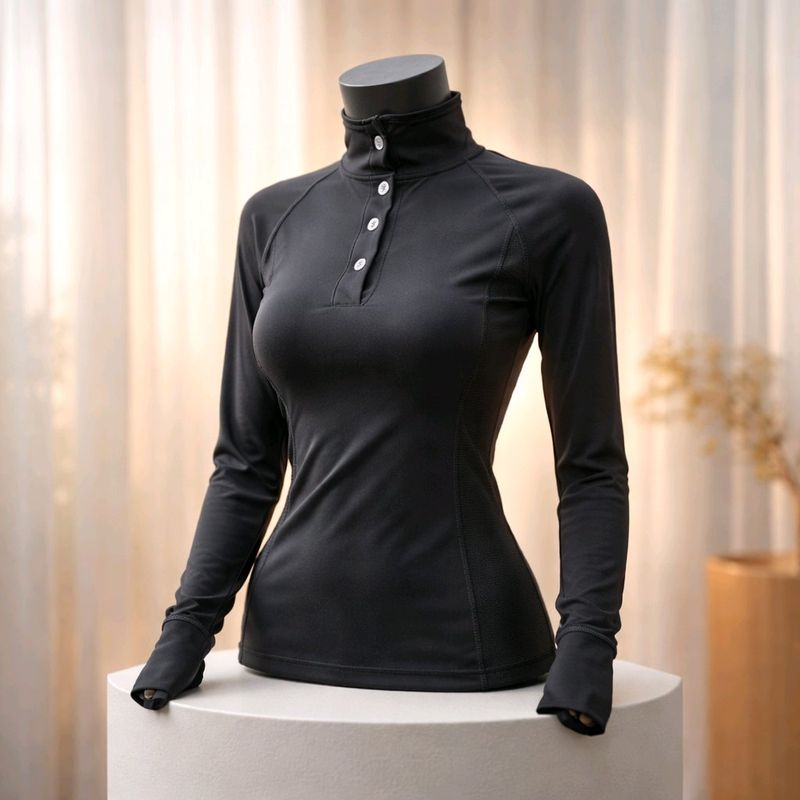 MbF Mesh Air longsleeve zwart 