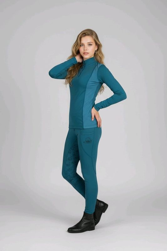 MbF Mesh Air longsleeve petrol
