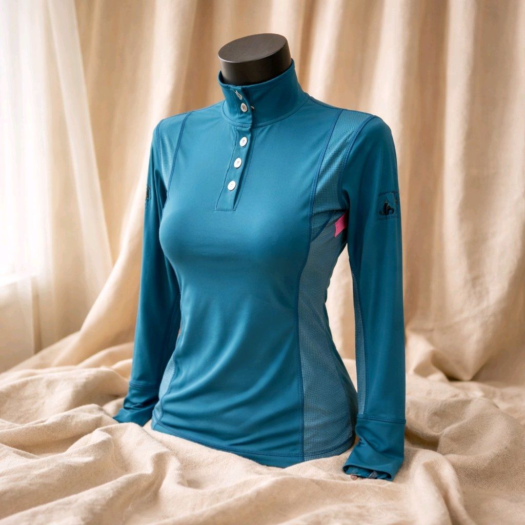 MbF Mesh Air longsleeve petrol