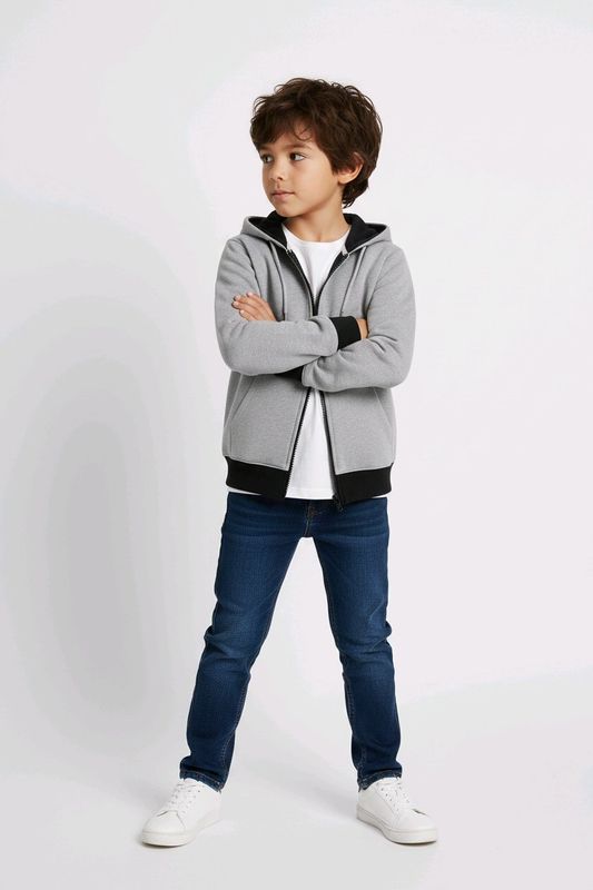 MbF Two-tone vest grijs