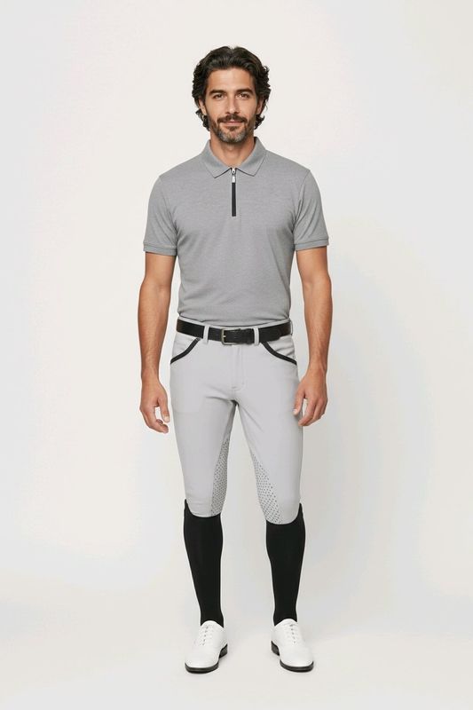 MbF Comfort herenrijbroek wit