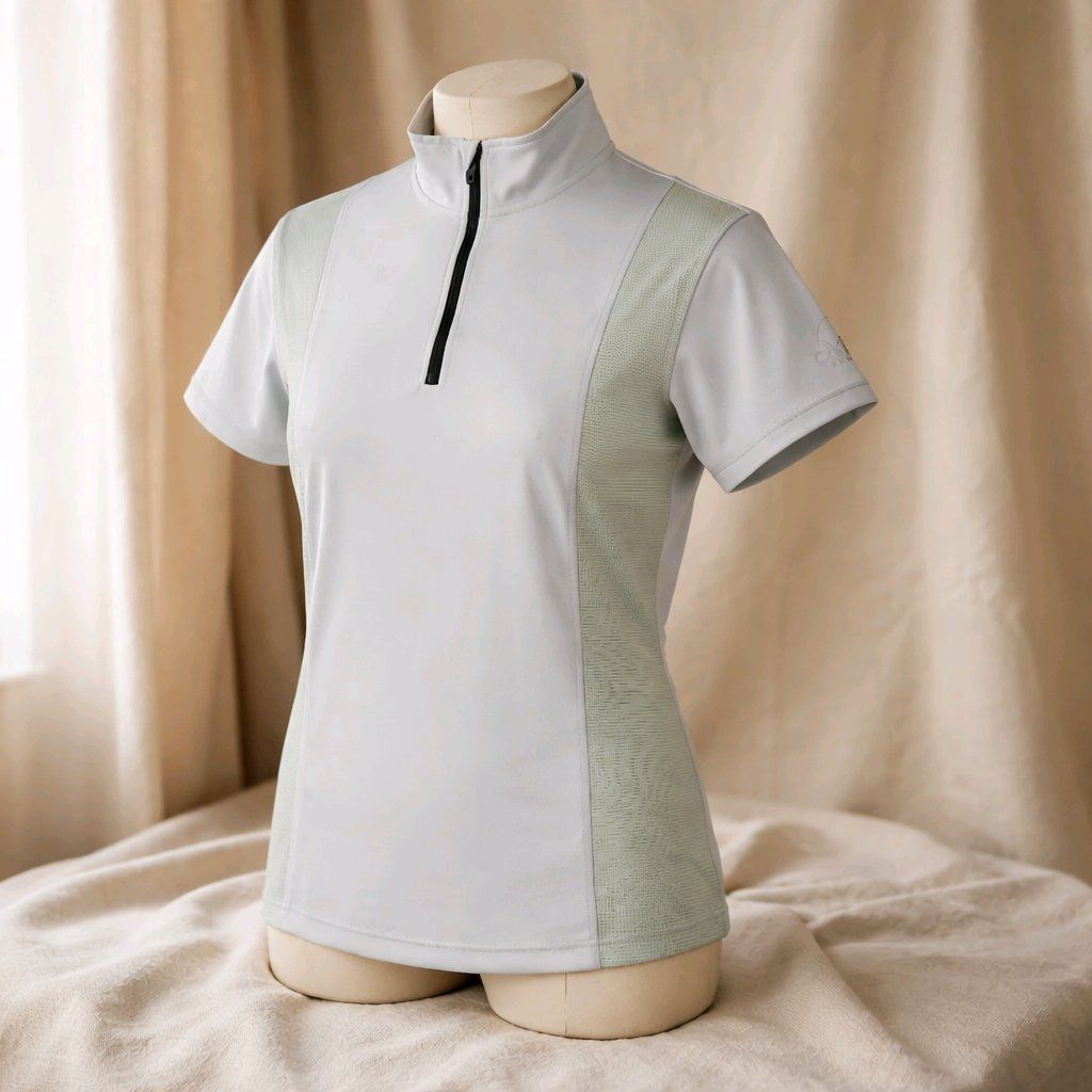 MbF Mesh Air zipper licht grijs