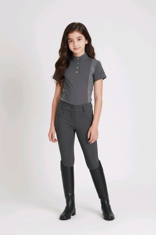 MbF Comfortbreeches girls grijs