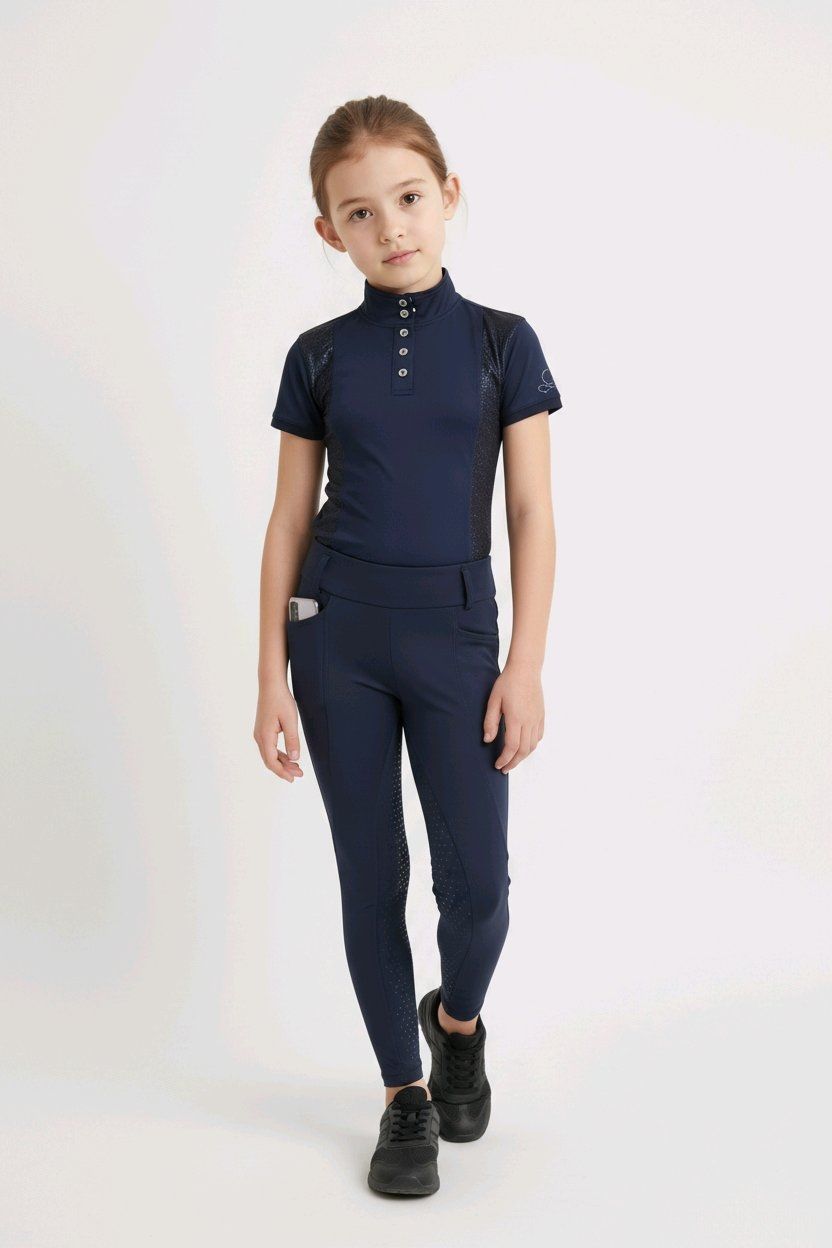 MbF Comfortbreeches girls Navy