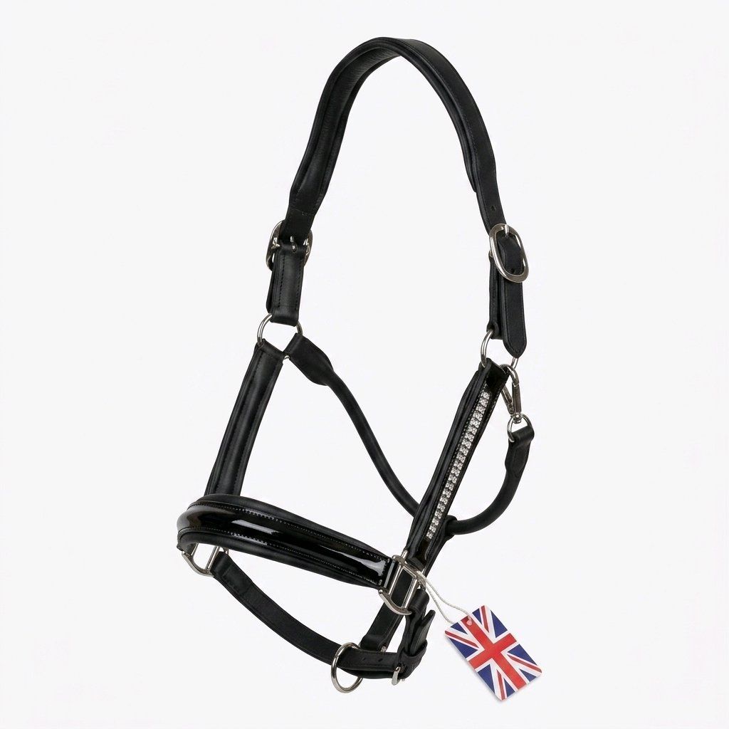 MbF leather strass halter