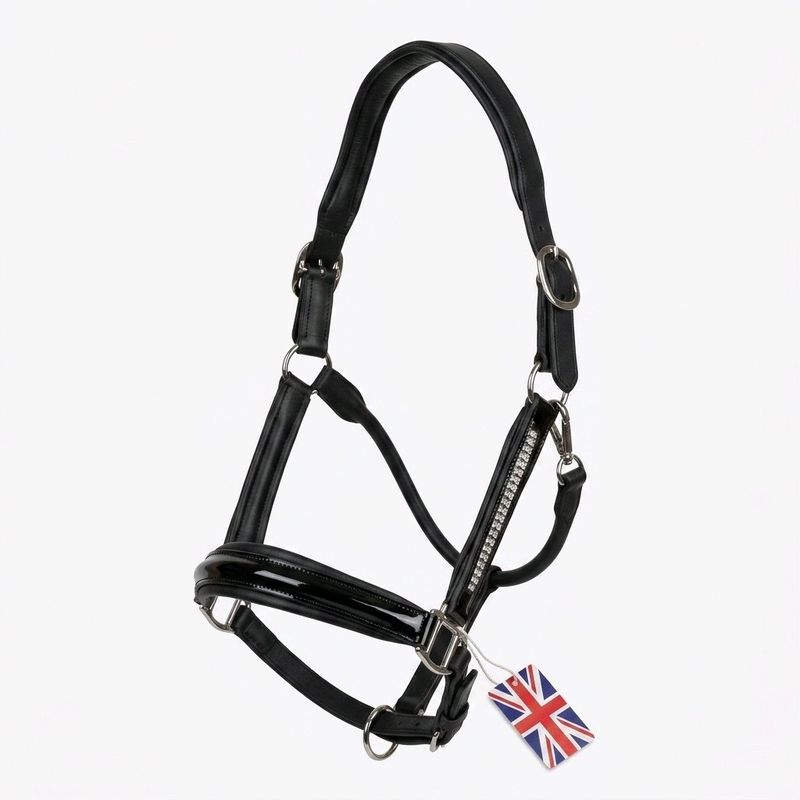 MbF leather strass halter