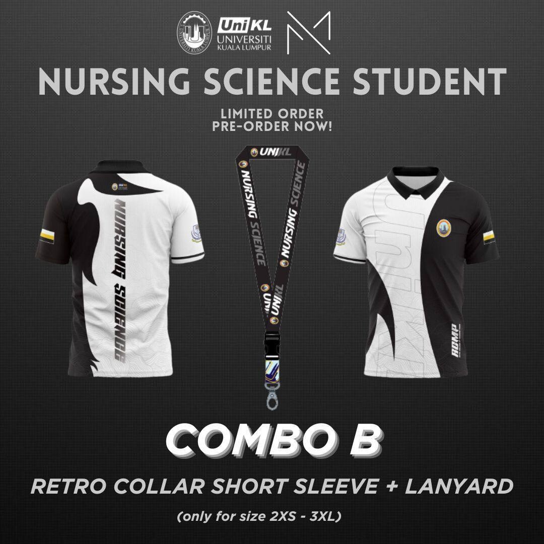 (COMBO) Retro Collar Short Sleeve + Lanyard
