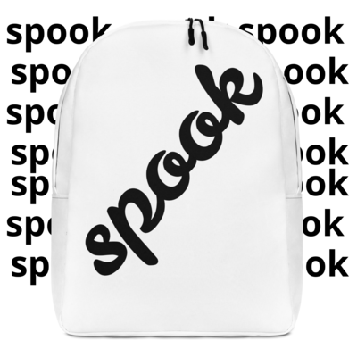 SPOOK white school bag