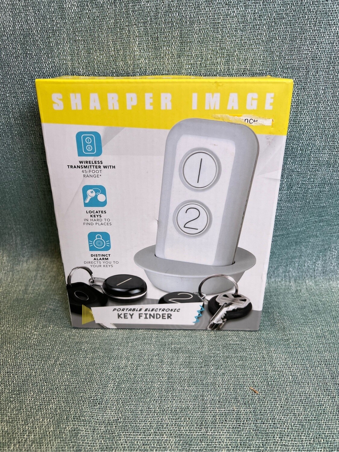 Sharper Image Portable Electronic Key Finder w/Wireless Transmitter