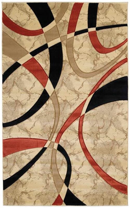 United Weavers of America Contours Collection La Chic Accent Rug in