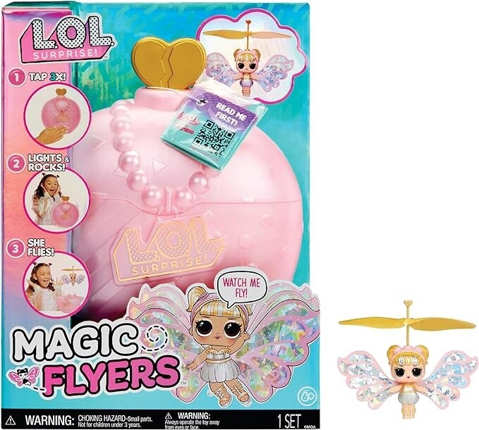 L.O.L. Surprise! Magic Flyers: Sky Starling- Hand Guided Flying Doll ...