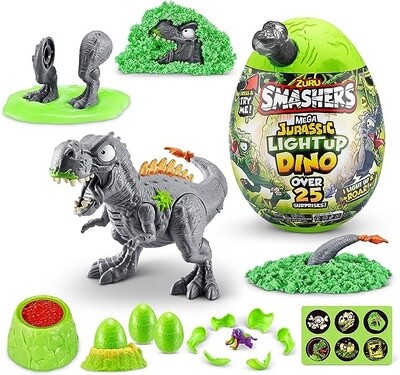 Smashers Mega Jurassic Light Up Dino Egg (T-Rex) by ZURU - RS3395