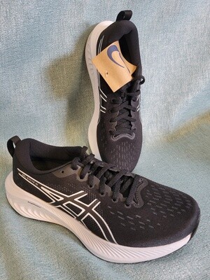 Asics Gel-Excite 10 Running Shoes, Black with White (Women&#39;s Size 6.5) - CL1822
