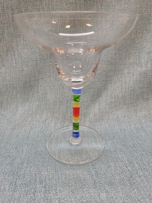 HOME Rainbow-Stem Margarita Glasses (Set of 4) - RS3471