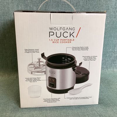 Wolfgang Puck 1.5 Cup Portable Rice Cooker - RS3482