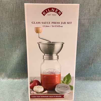 Kilmer Glass Sauce Press Jar Set - RS3505