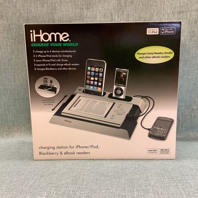 iHome Charge Your World Charging Station for iPhone/iPod, Blackberry &amp; eReaders - RS3510