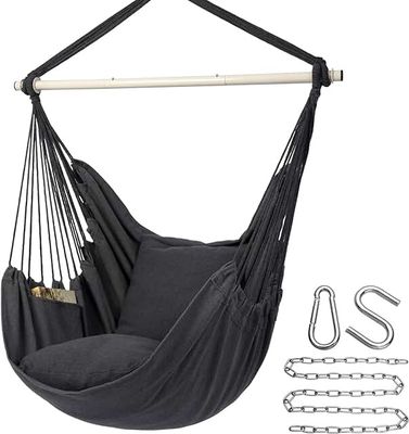 Y- STOP Hammock A2 Chair Hanging Rope Swing, Dark Grey - RS3514