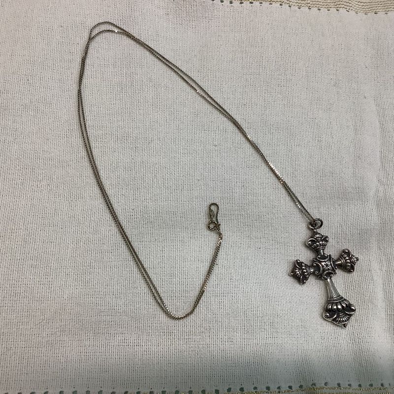 James Avery Signed 925 Sterling Silver Cross, Retired - RS4213