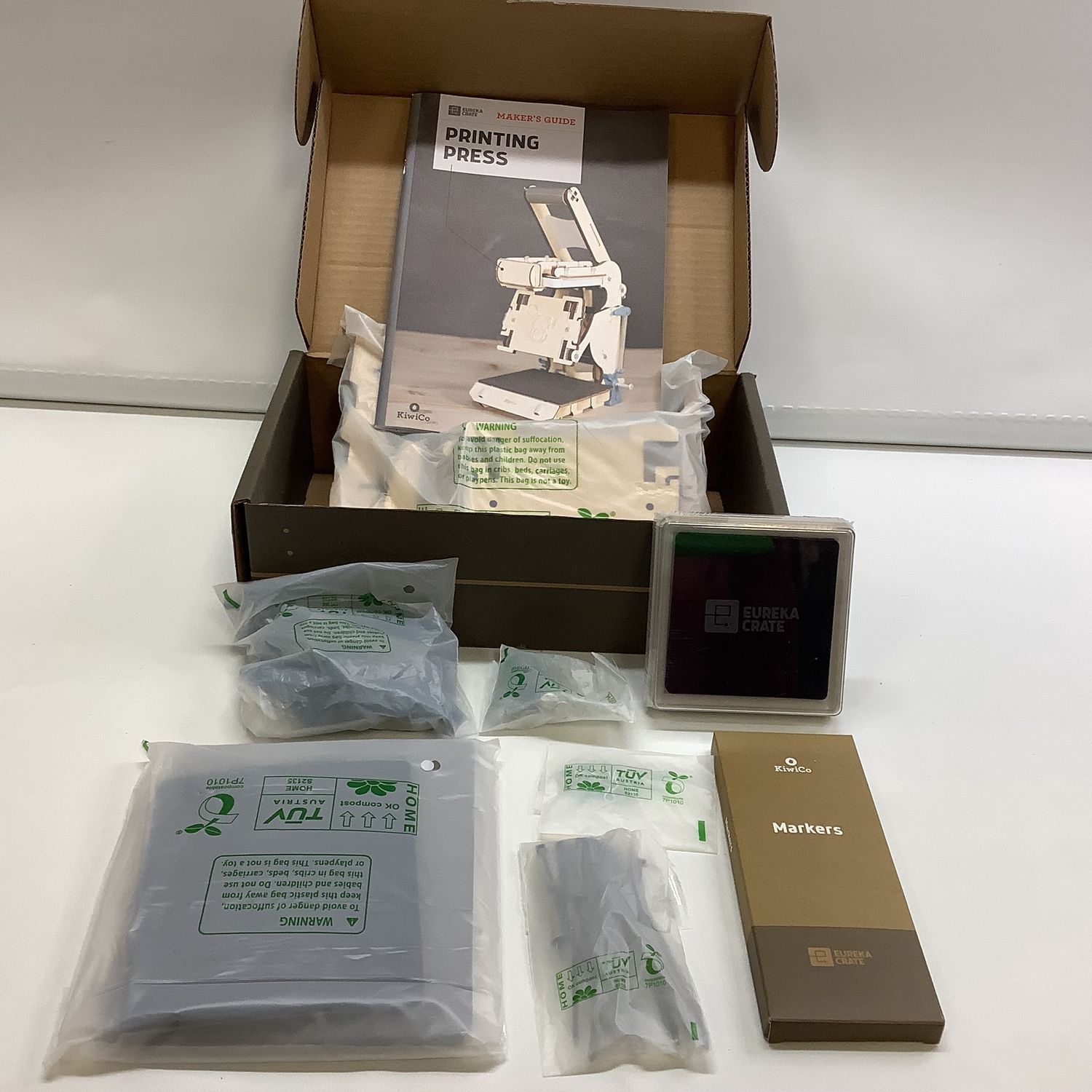KiwiCo Eureka Crate Printing Press (Ages 5+) - RS4505