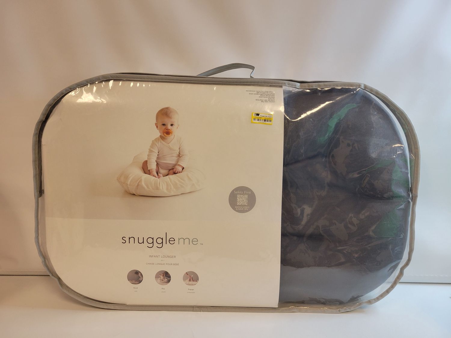 Snuggle Me Infant Lounger, Charcoal - RS4538