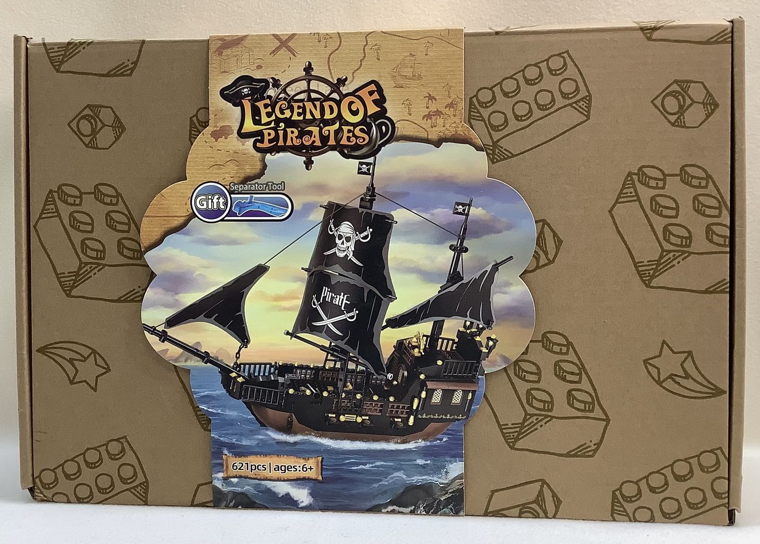 Legend of Pirates Ship Building Kit (Ages 6+) - RS4616