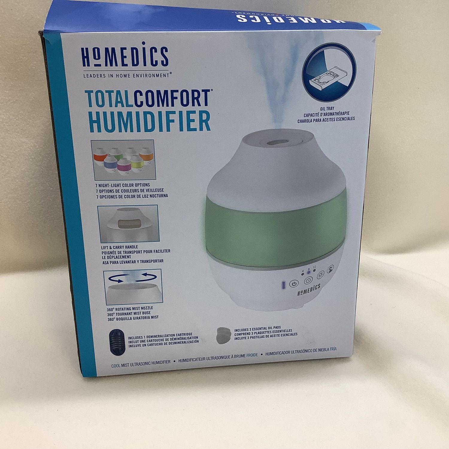 Homedics Total Comfort Cool Mist Ultrasonic Humidifier - RS4637