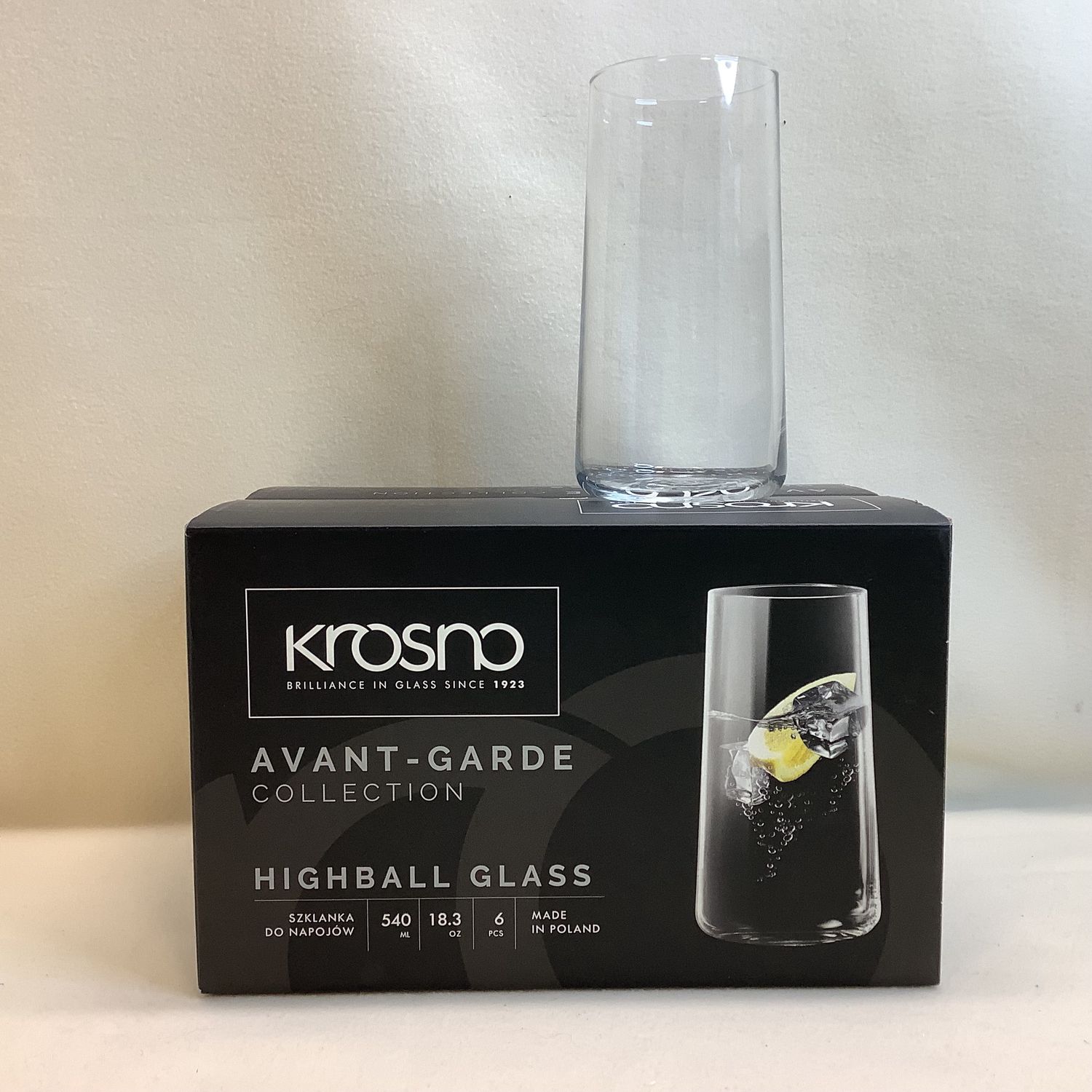 Krosno Avant-Garde Collection Highball Glasses (Set of 6) - RS4651