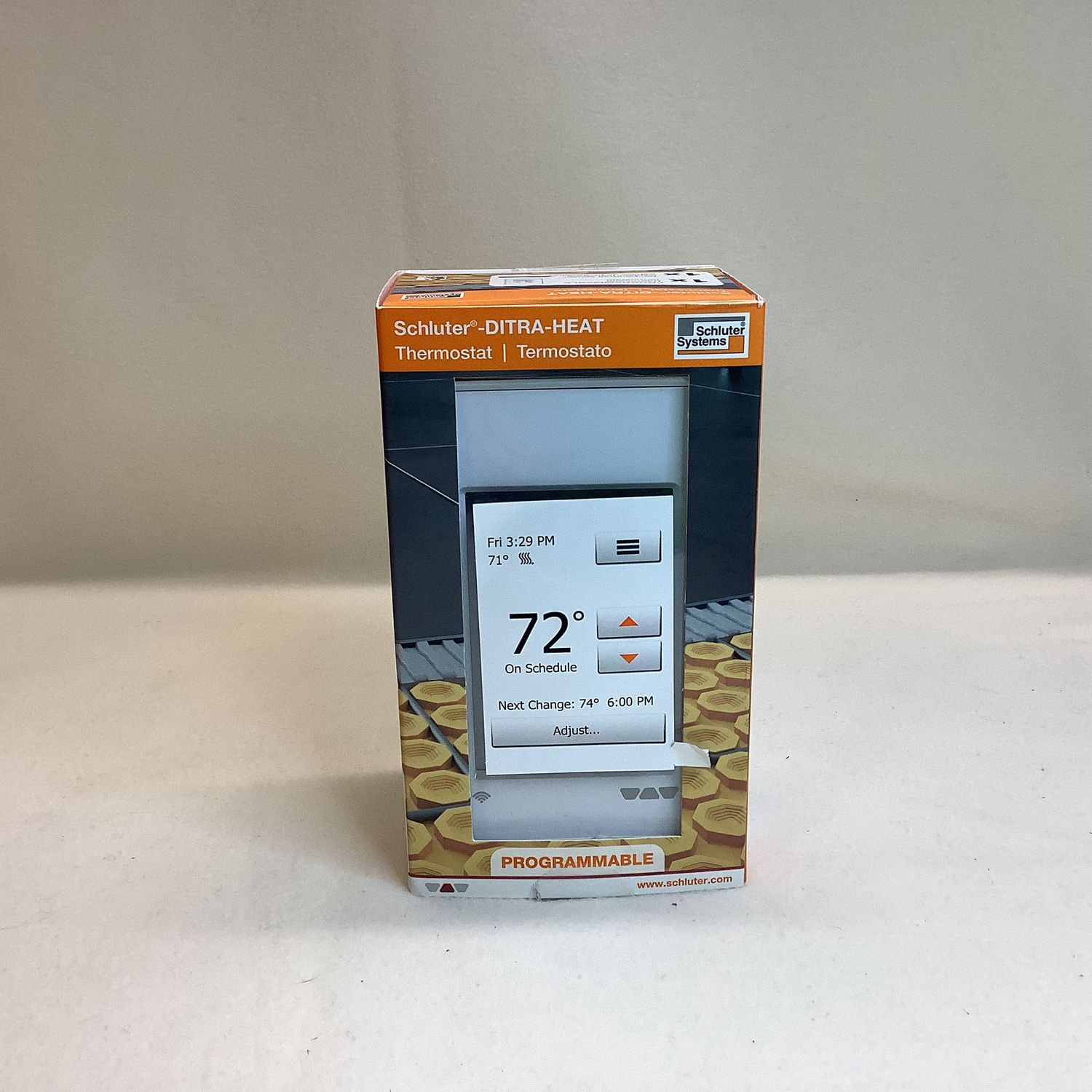 Schluter Ditra-Heat Programmable Thermostat DHERT102/BW - RS4650