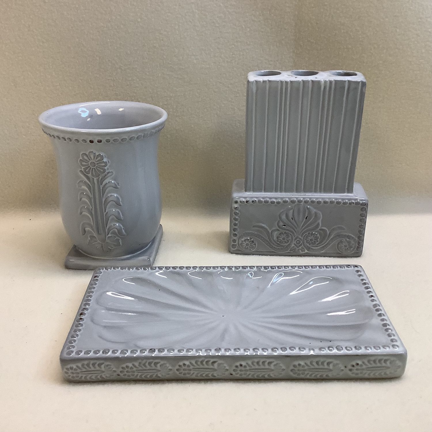 Anthropologie 3-PC Bathroom Accessory Set - RS4656