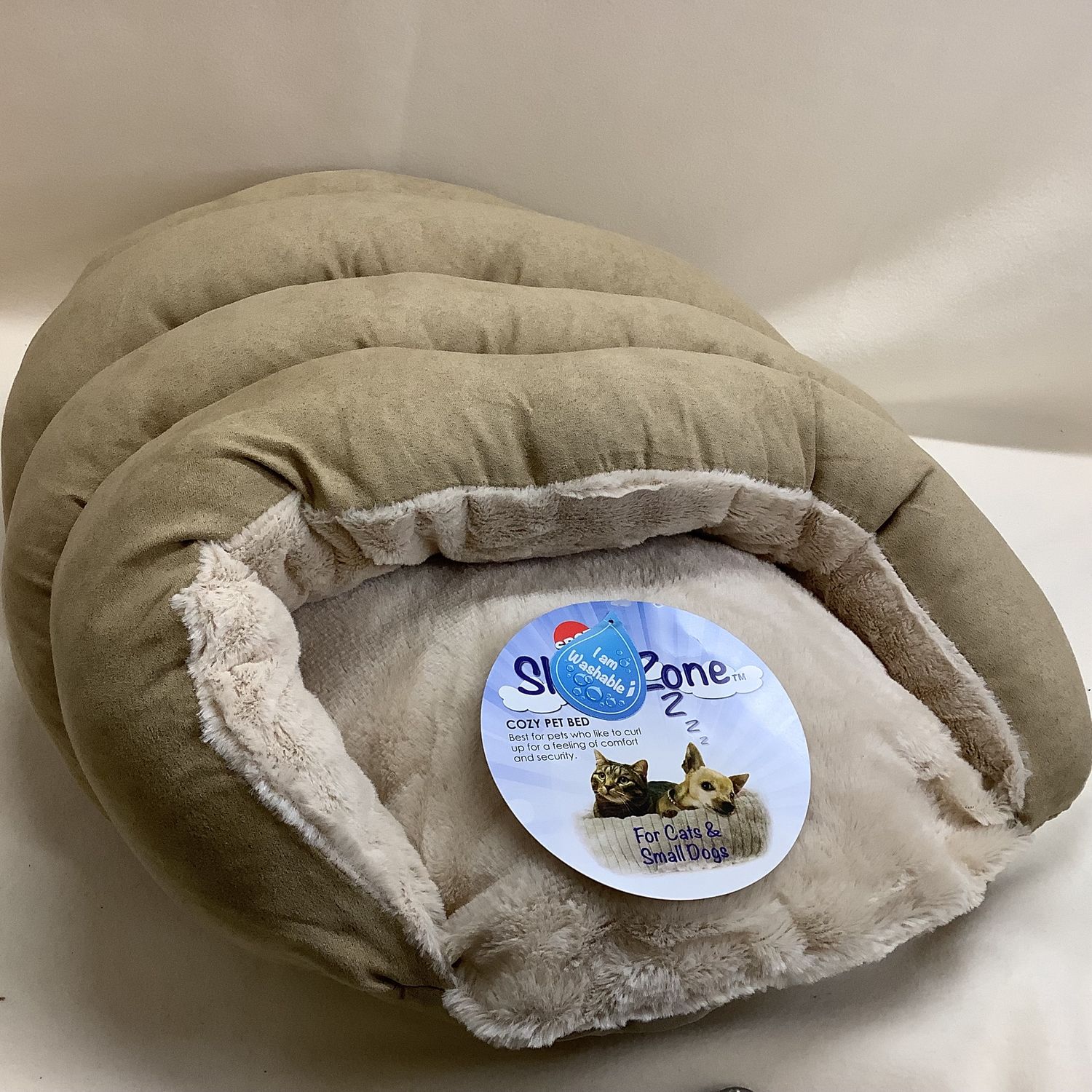 Ethical Pet Spot Sleep Zone Cozy Pet Bed for Cats and Small Dogs - RS4678