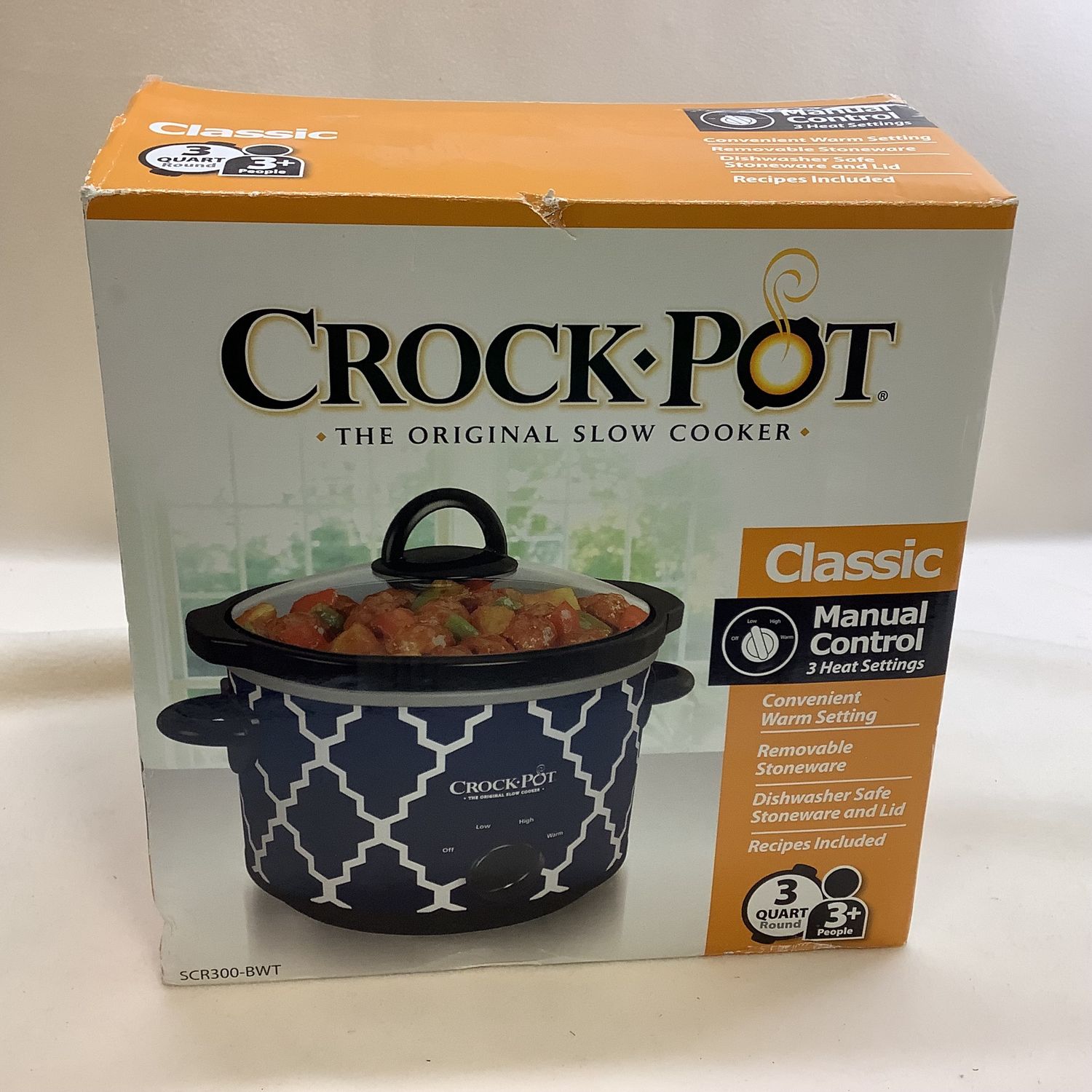 Classic Manual Control 3 QT Crock Pot - RS4682