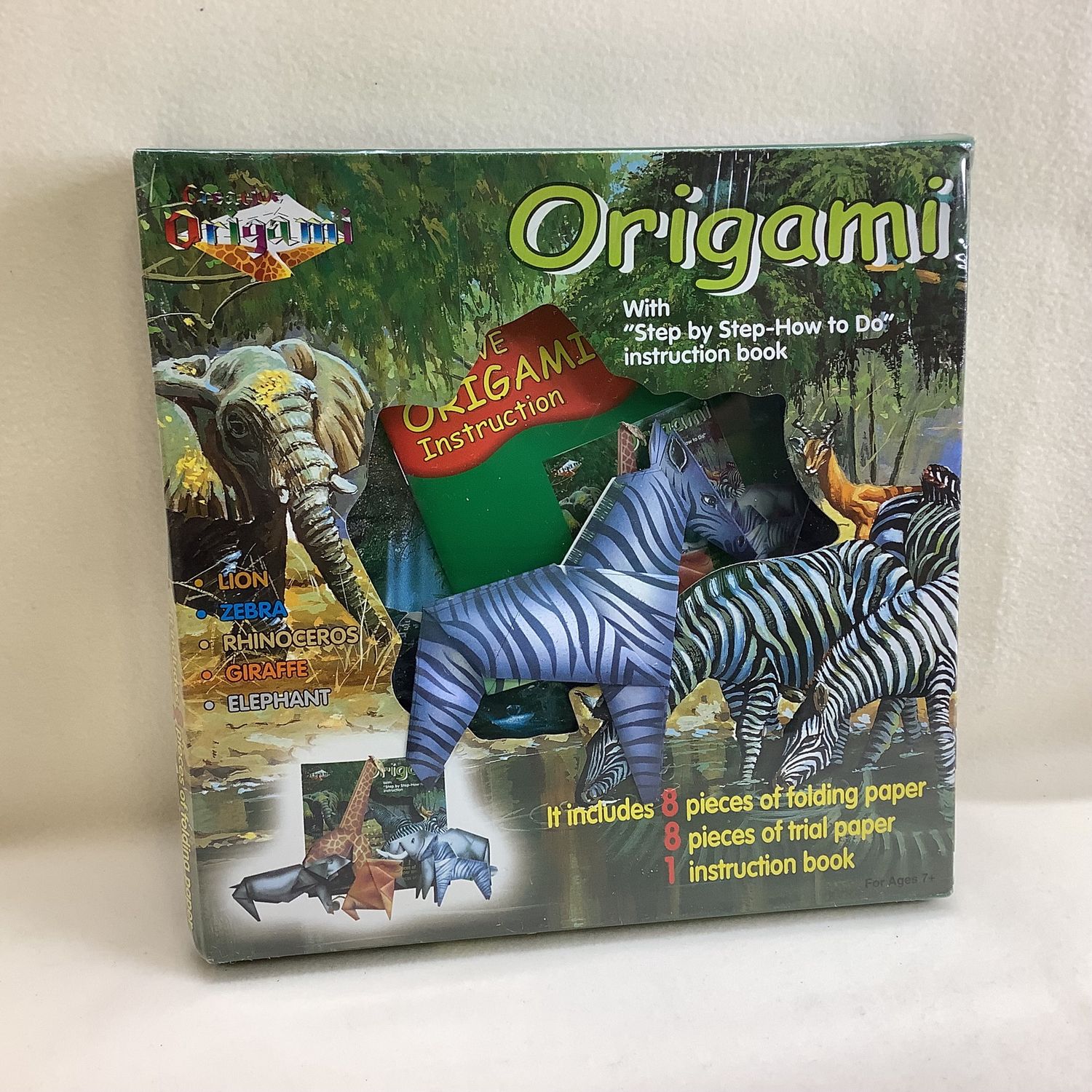 Deluxe Origami Kit: African Animals (Ages 7+) - RS4671