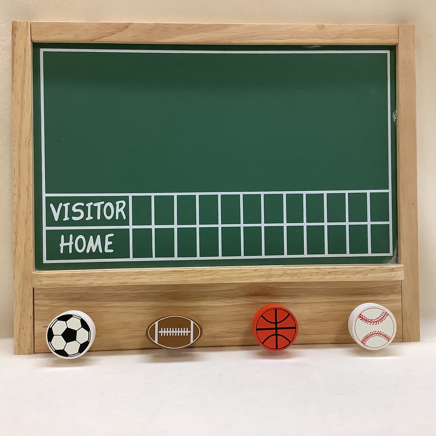 Kids Sports Decor with Shelf and Chalk Board - RS4692