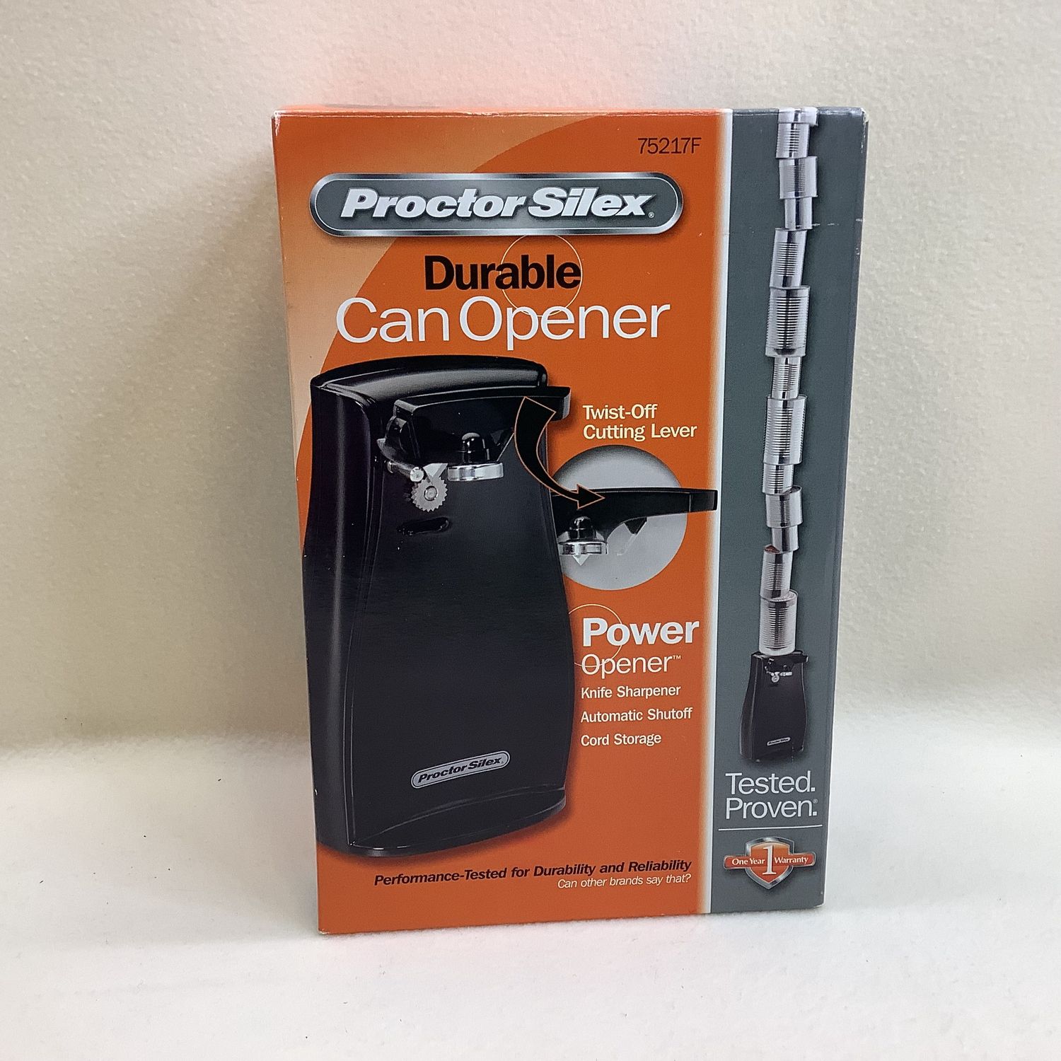 Proctor Silex High Power Can Opener, Black - RS4697