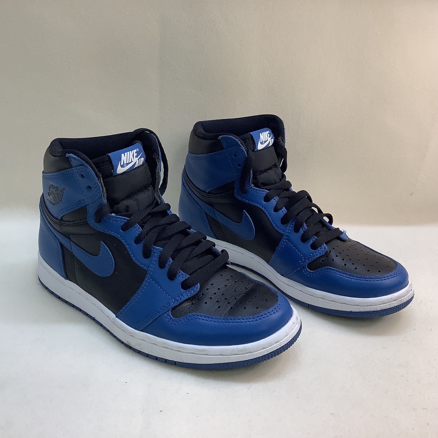 Nike Air Jordan 1 Retro High OG - Dark Marina Blue/Black/White (Youth Size 6.5) - CL1977