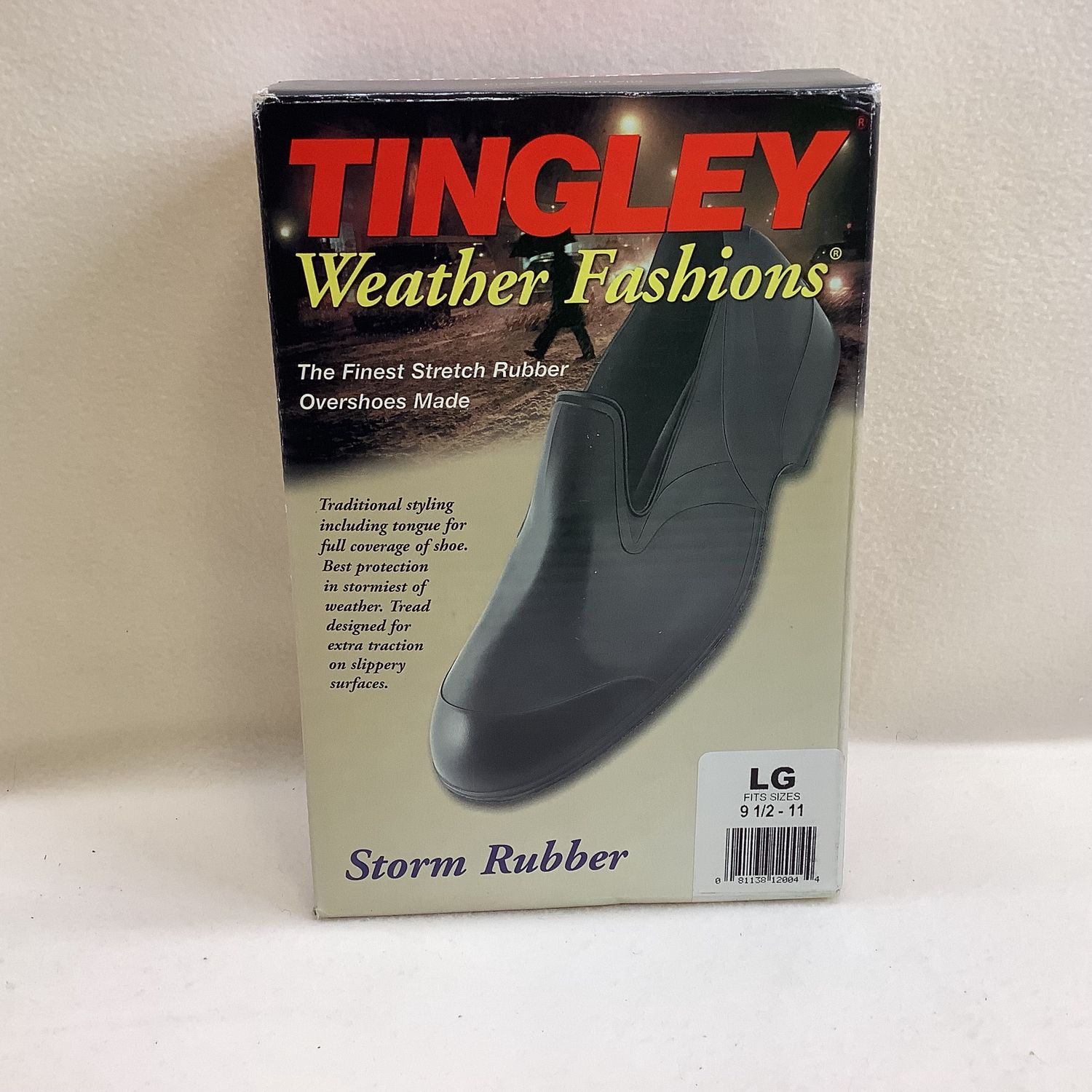 Tingley Storm Stretch Rubber Overshoes (Men&#39;s Size L) - RS4724