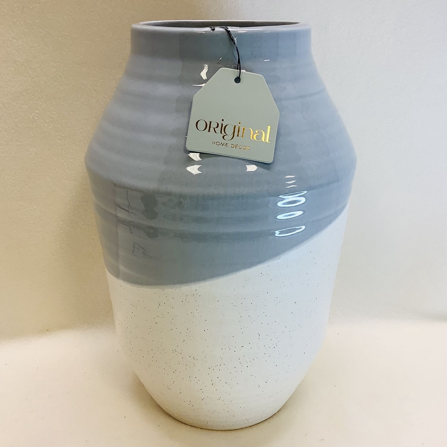 Original Home Decor Decorative Vase, Grey &amp; White - RS4756
