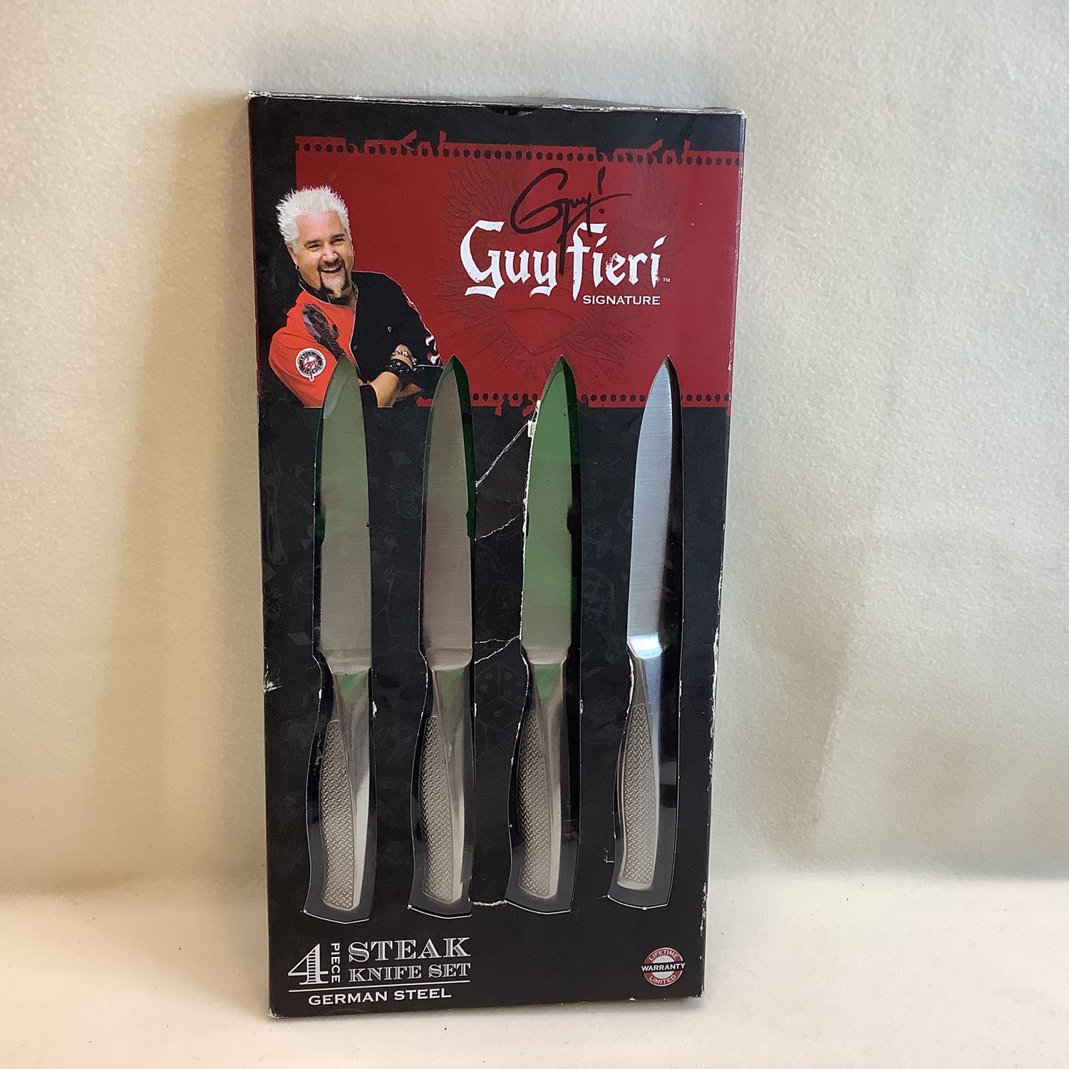 Guy Fieri 4-PC Signature Steak Knife Set - RS4768