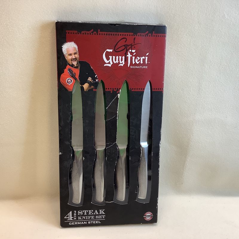 Guy Fieri 4-PC Signature Steak Knife Set - RS4768