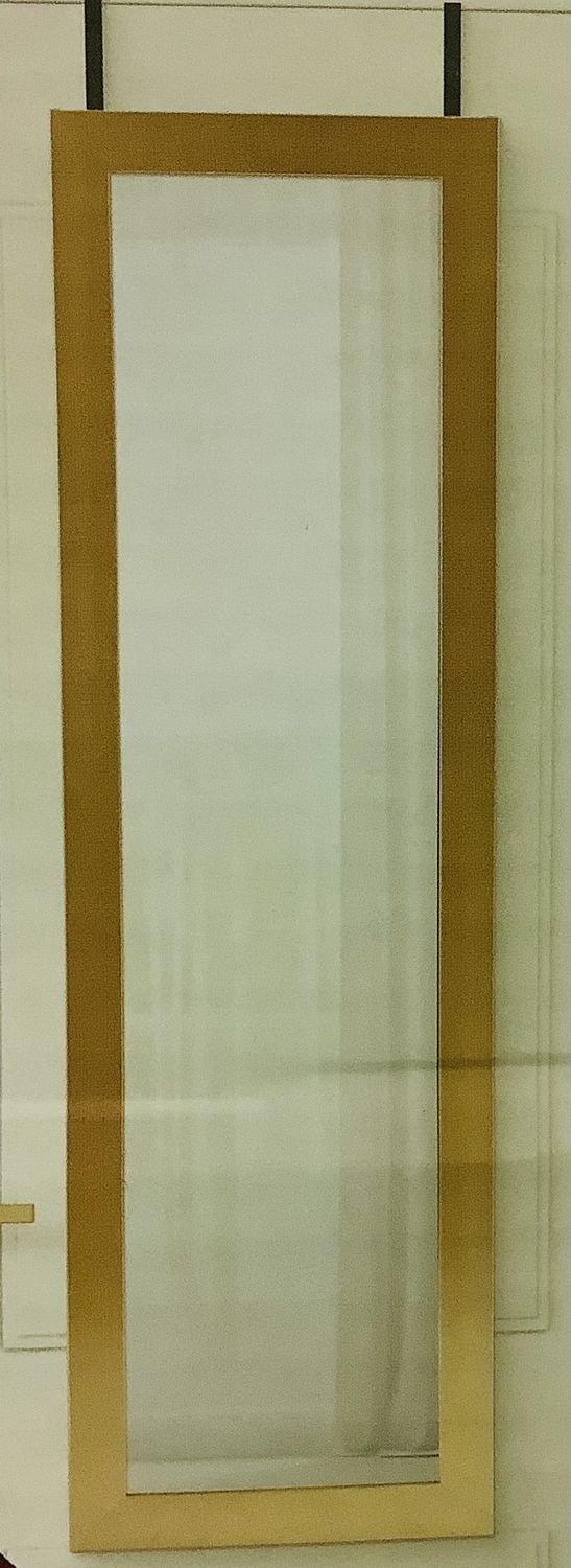 Belle Madison Gold Framed Over the Door Mirror - RS4786