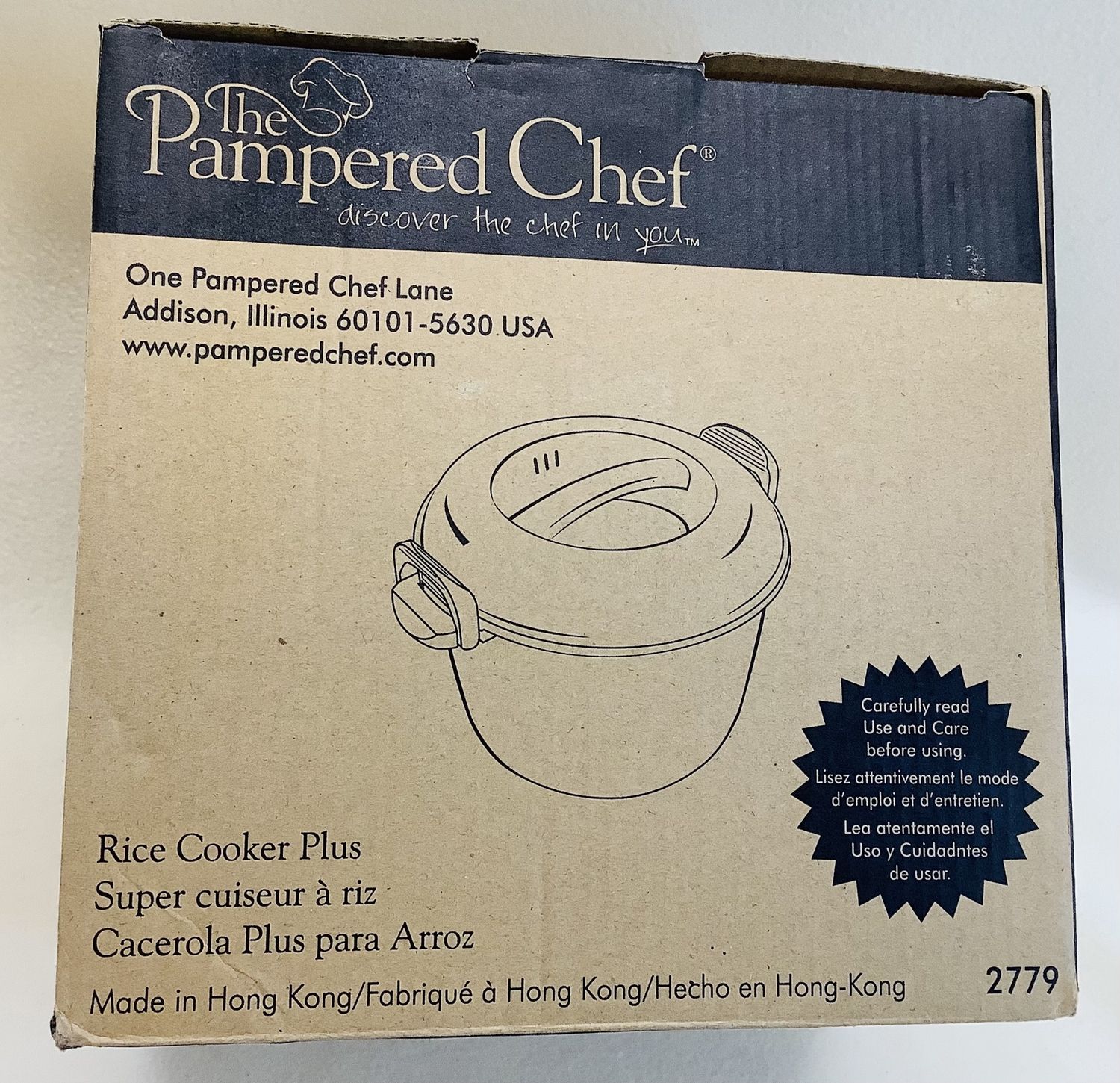Pampered Chef Rice Cooker Plus - RS4790