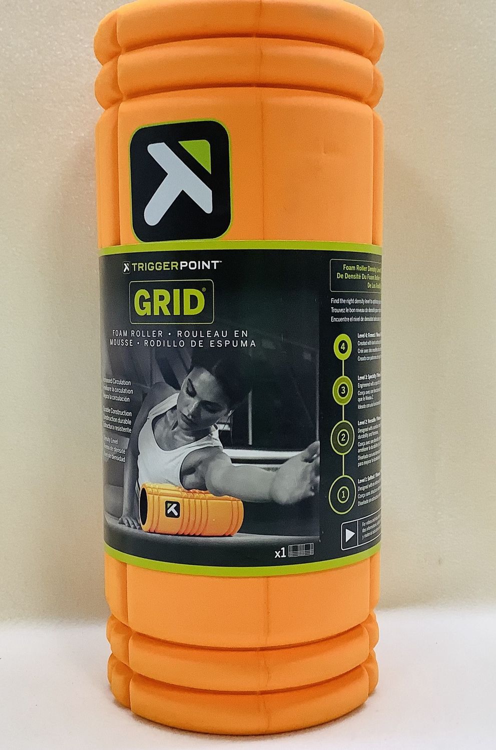 Triggerpoint GRID Foam Roller, Orange - RS4816
