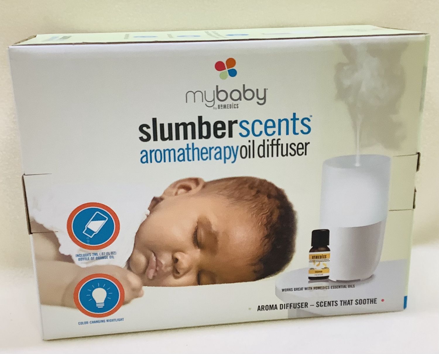Homedics My Baby Slumber Scents Aromatherapy Oil Diffuser - RS4814