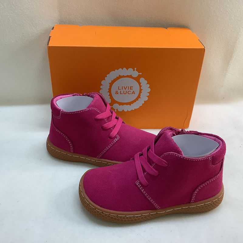 Livie &amp; Luca Pink Suede Mighty Chukka Boots (Youth Size 8) - CL2004